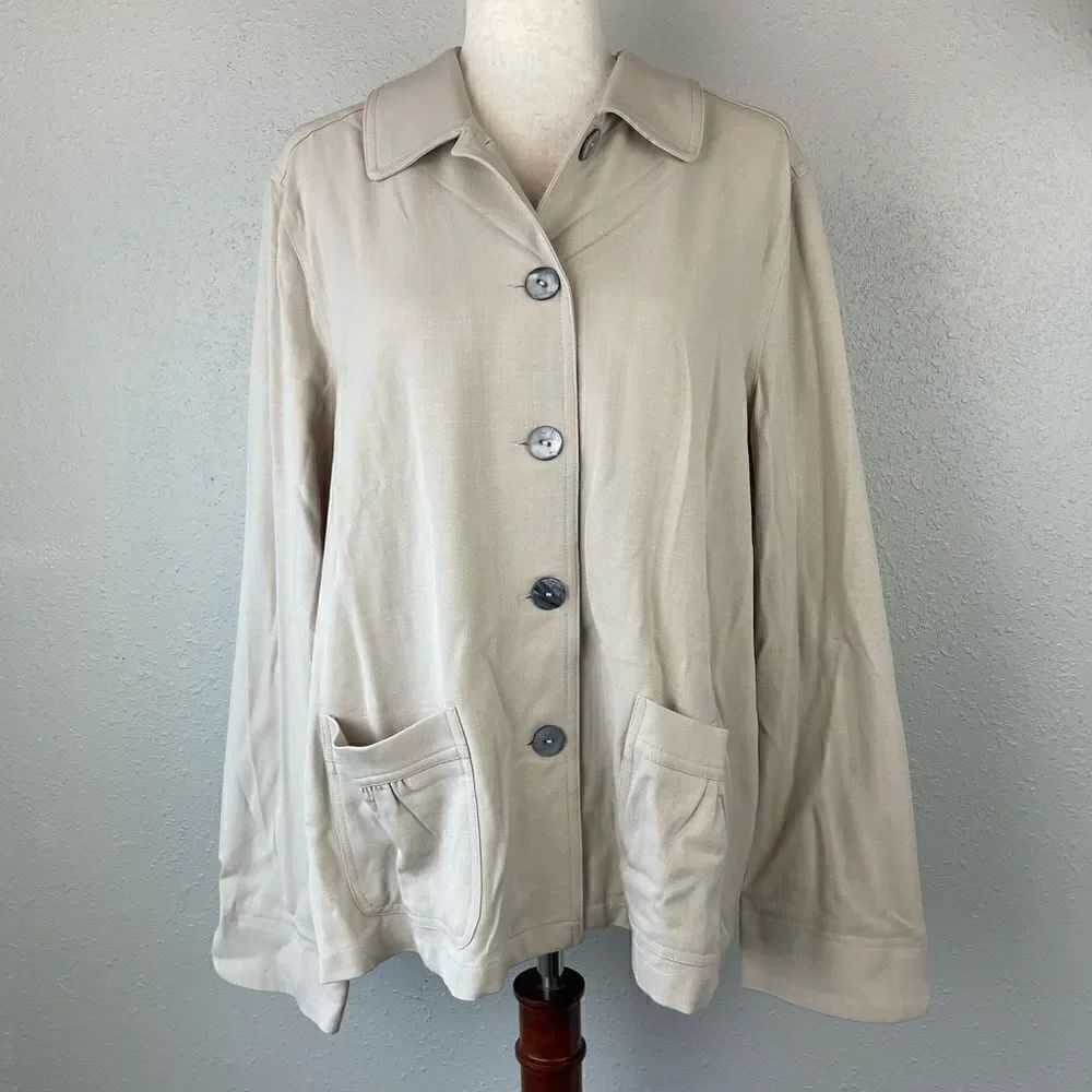 NWOT Appleseed’s Button Down Jacket Size XL